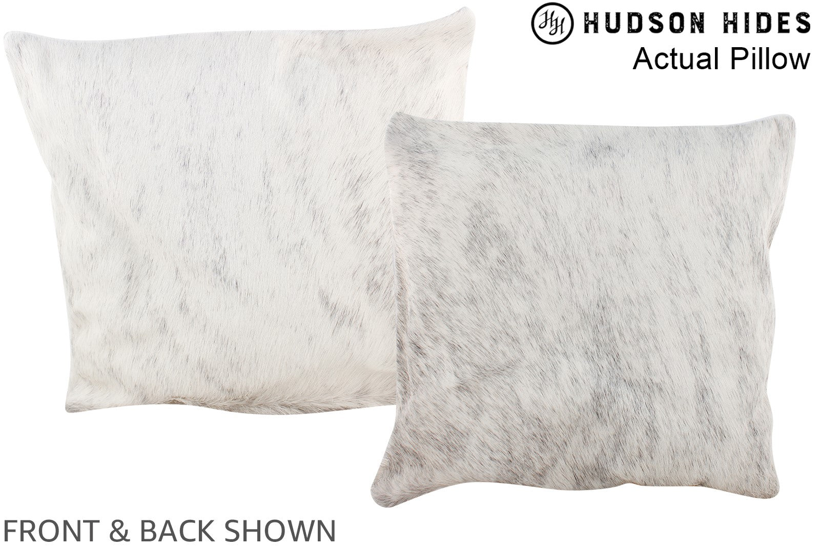 Grey Cowhide Pillow #A13528