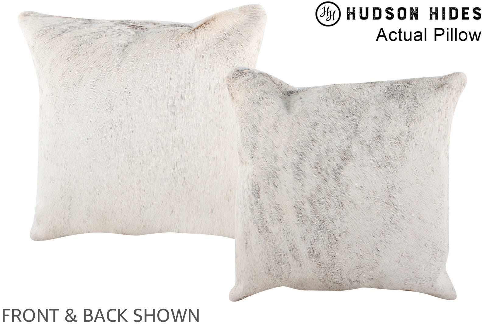 Grey Cowhide Pillow #A13530