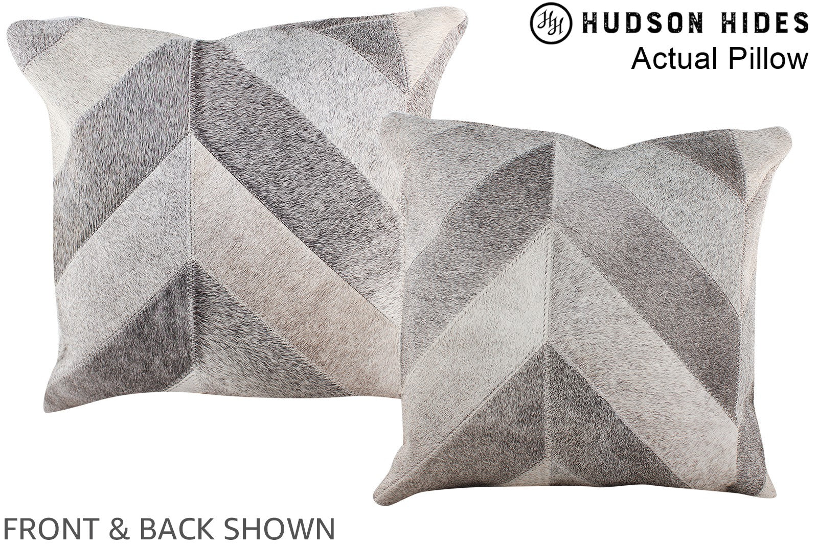 Patchwork Cowhide Pillow #A13574