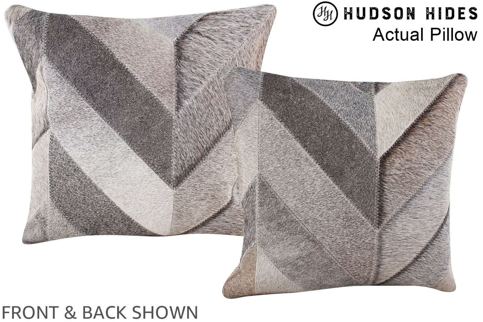 Patchwork Cowhide Pillow #A13575