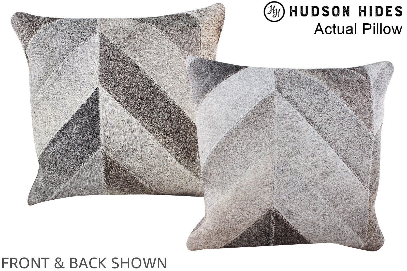 Patchwork Cowhide Pillow #A13577