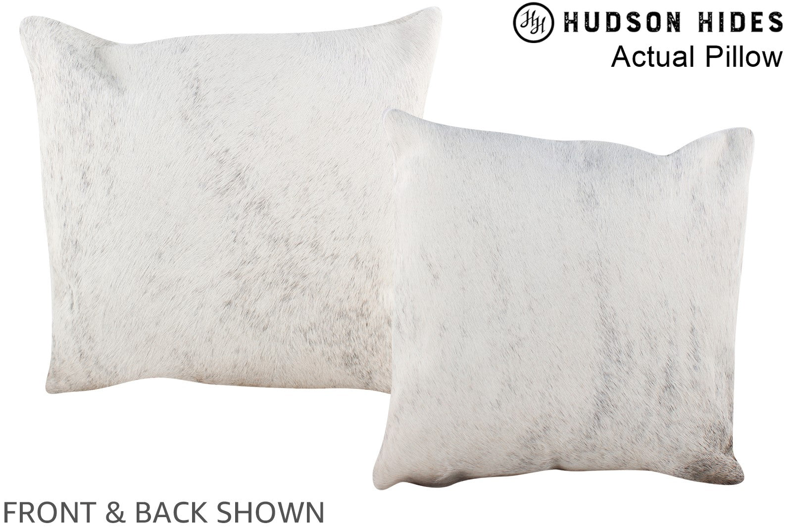 Grey Cowhide Pillow #A13580