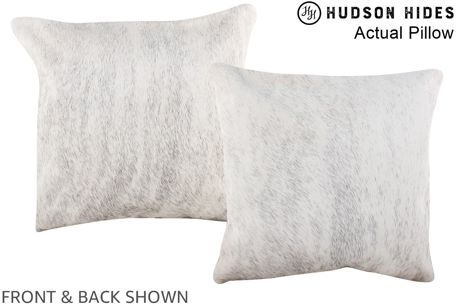 Grey Cowhide Pillow #A13615