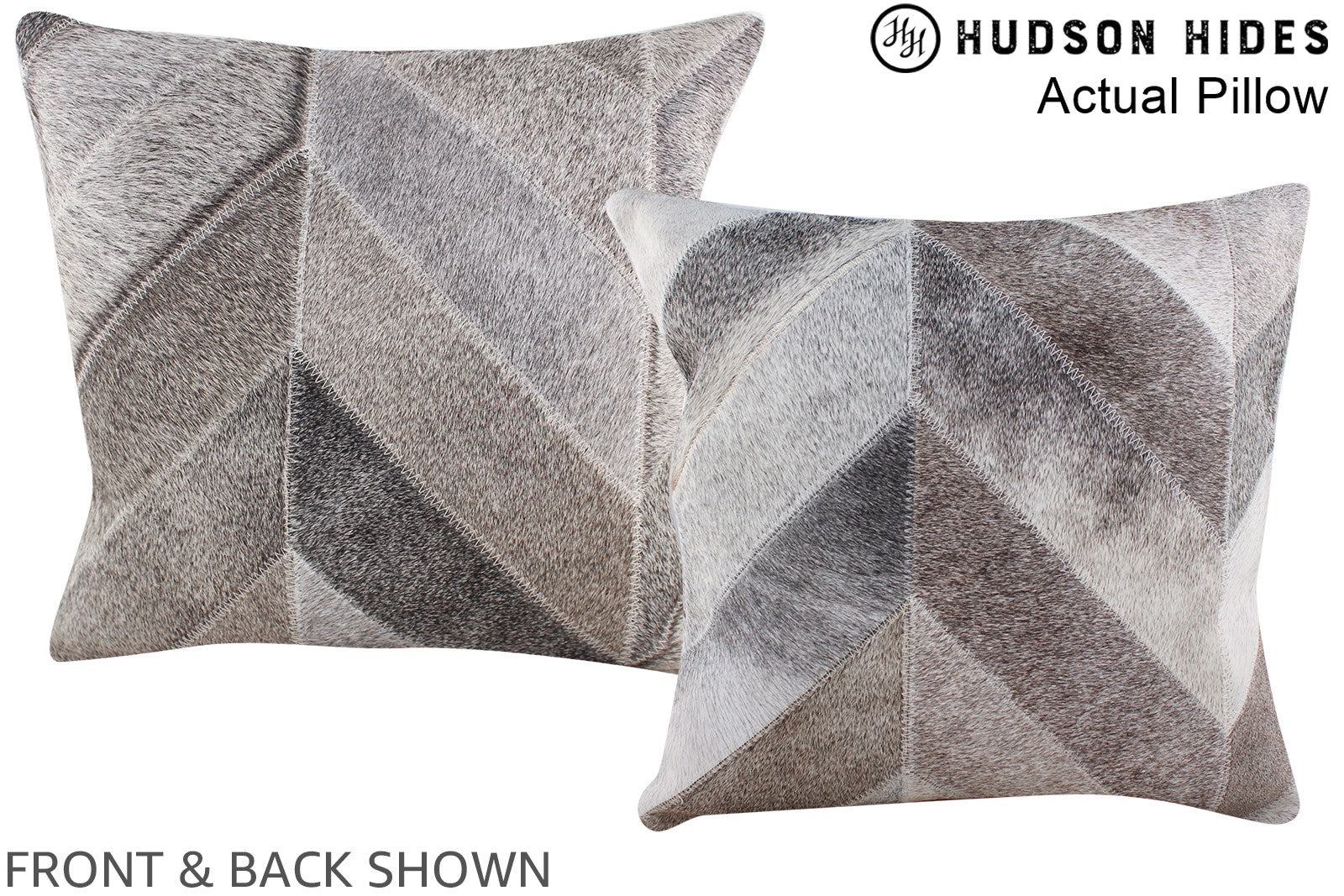 Patchwork Cowhide Pillow #A13650