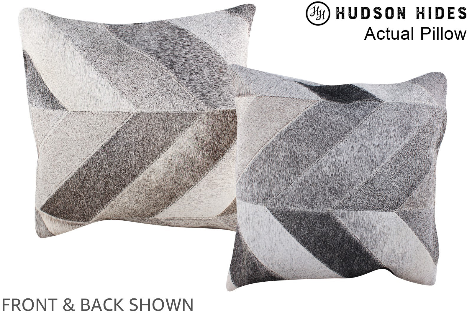 Patchwork Cowhide Pillow #A13653