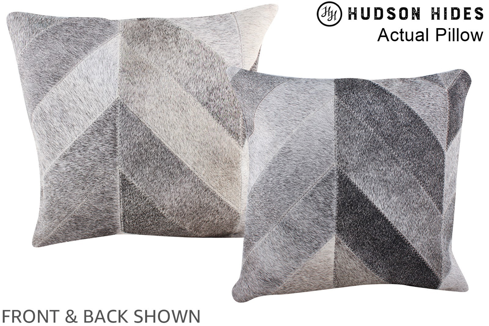 Patchwork Cowhide Pillow #A13658