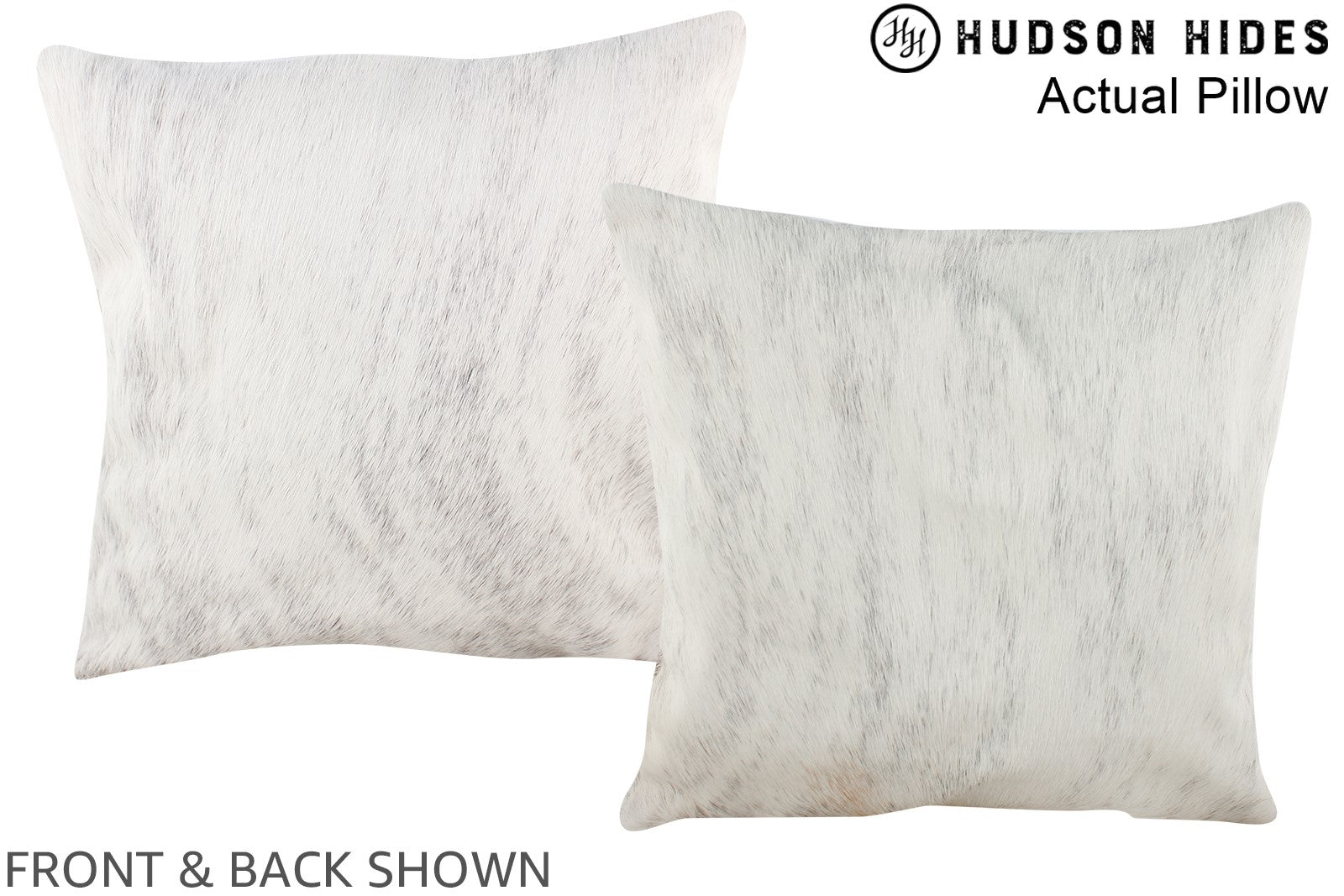 Grey Cowhide Pillow #A13730