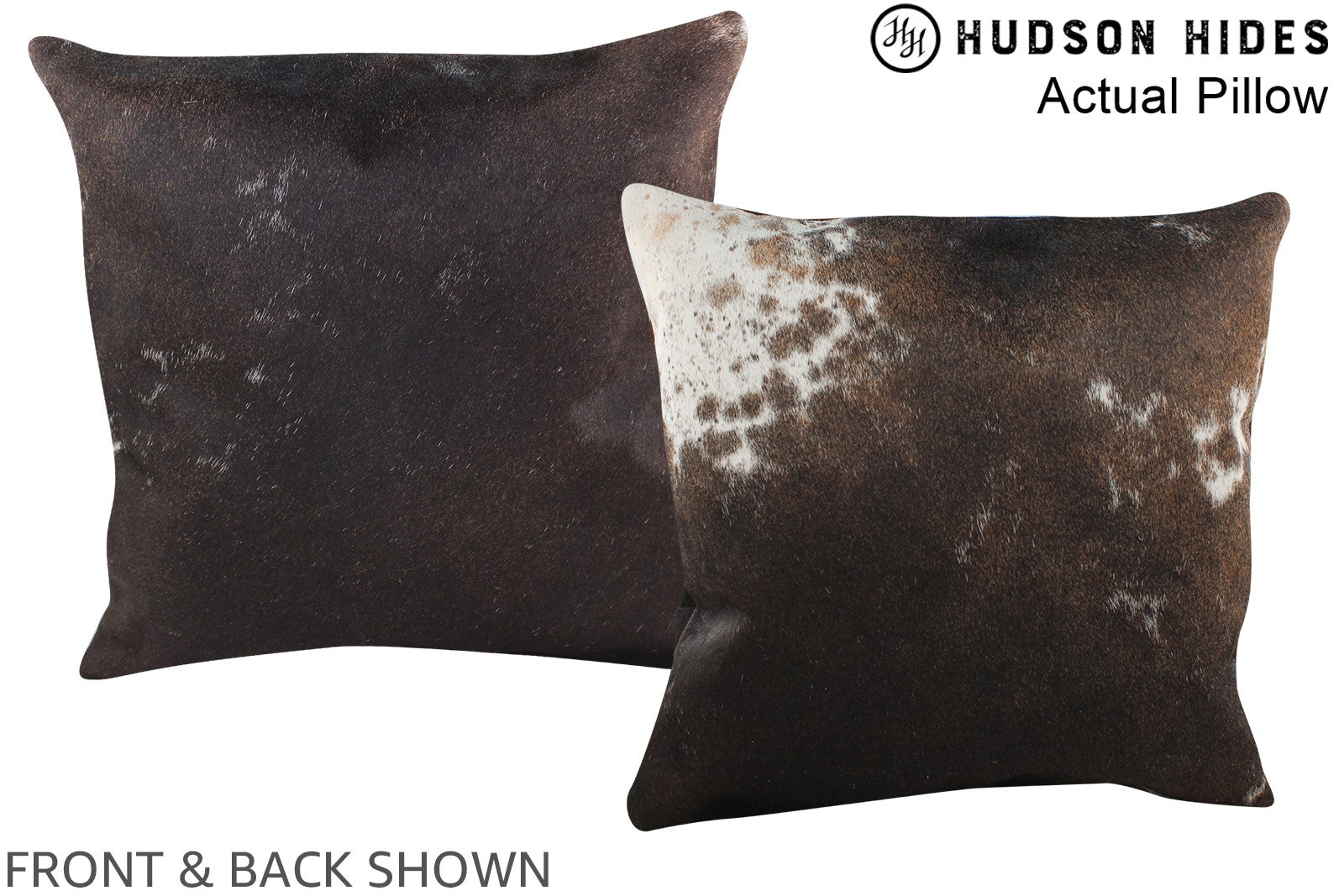 Black and White Cowhide Pillow #A13746