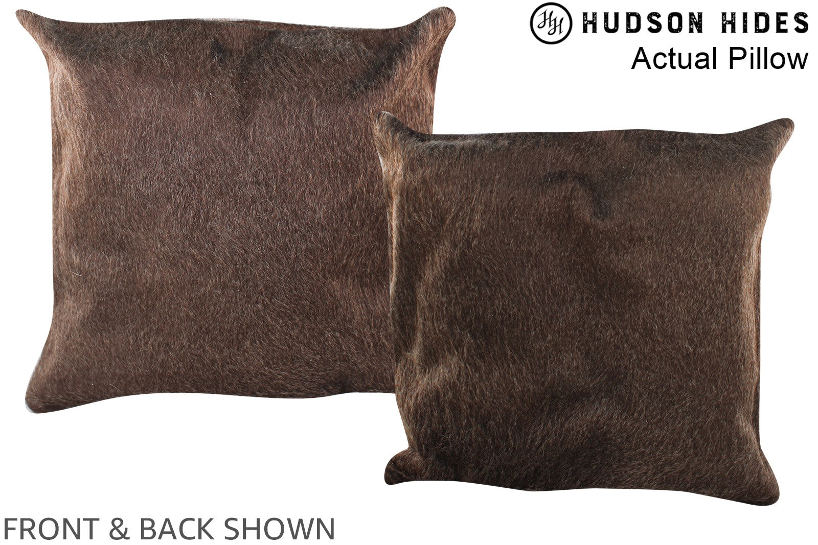 Taupe Cowhide Pillow #A13766