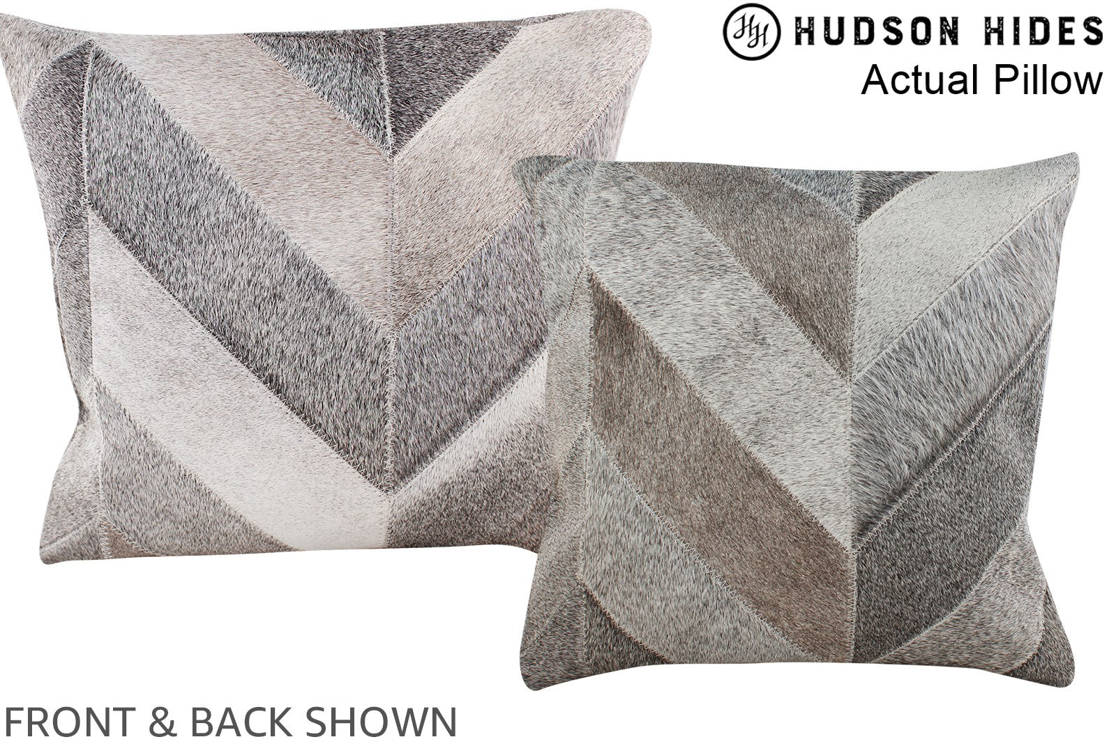 Patchwork Cowhide Pillow #A13783