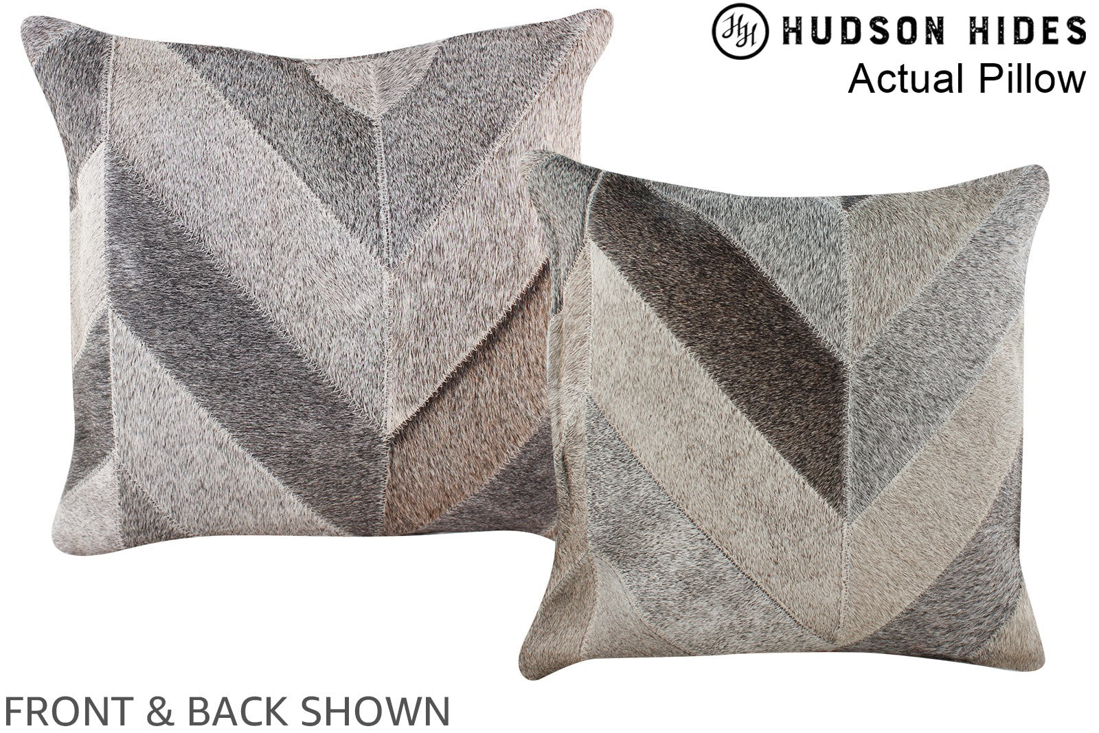 Patchwork Cowhide Pillow #A13784