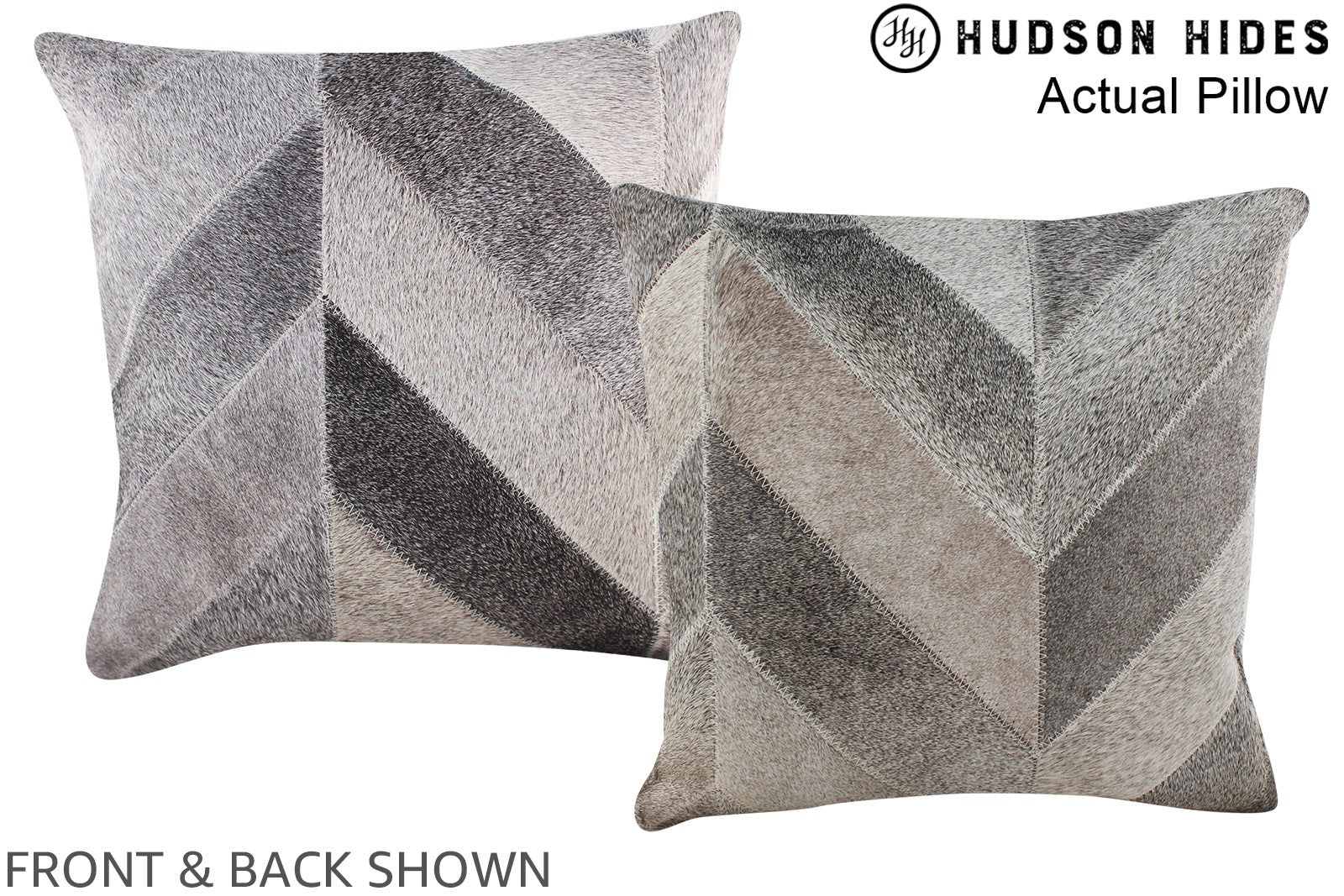 Patchwork Cowhide Pillow #A13785