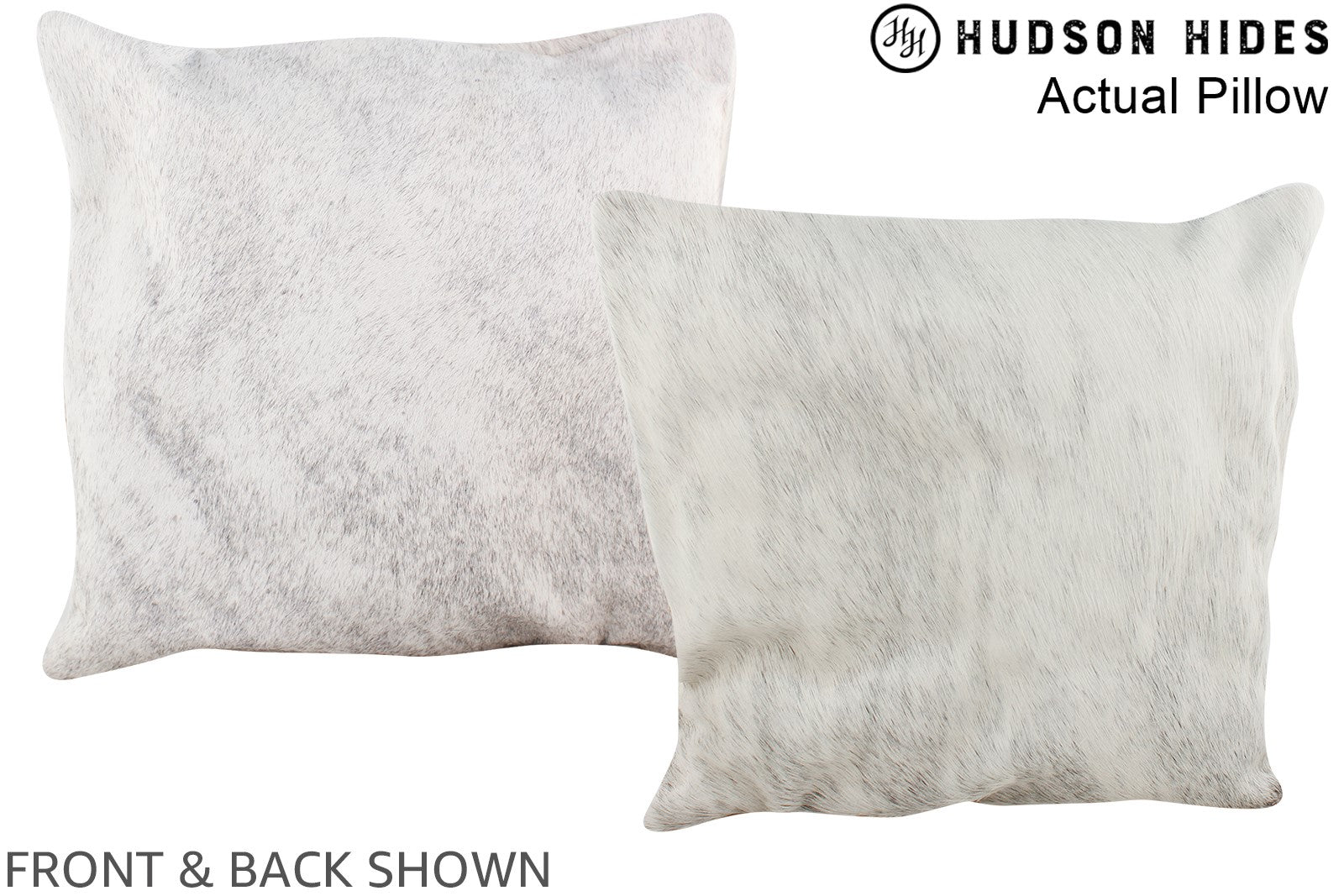 Grey Cowhide Pillow #A13796