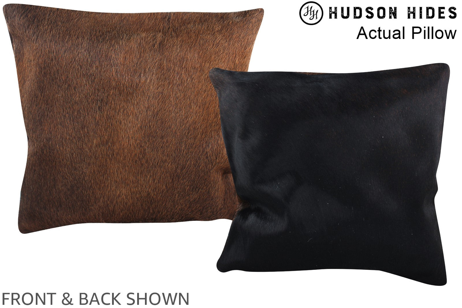 Chocolate Cowhide Pillow #A13813