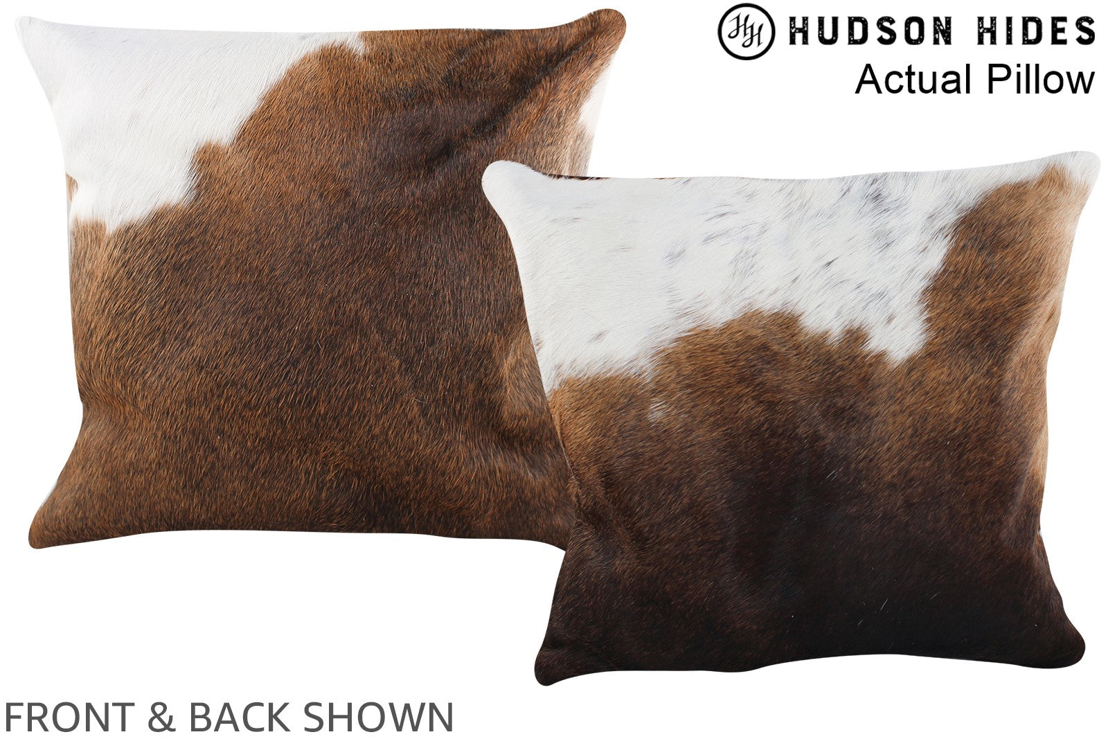 Taupe Cowhide Pillow #A13886