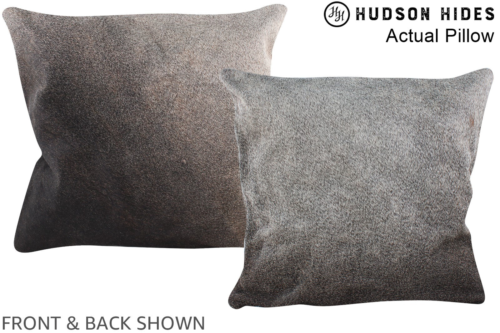 Grey Cowhide Pillow #A13911