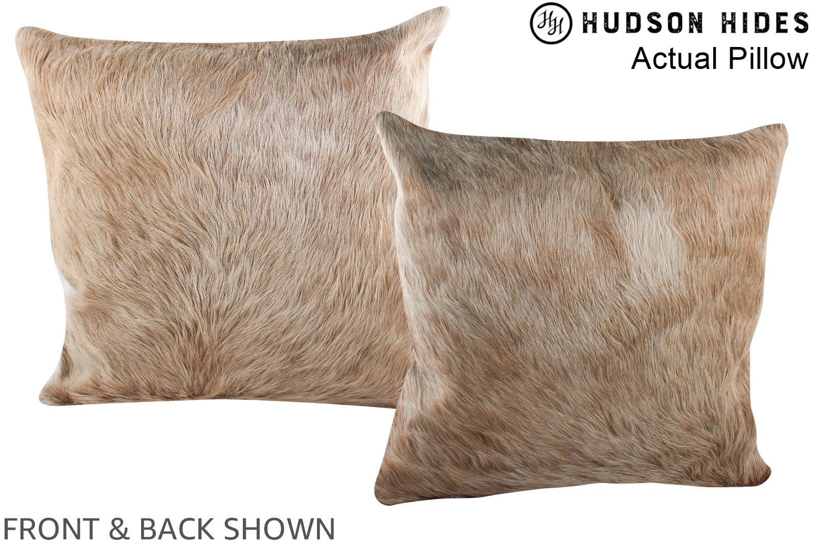 Taupe Cowhide Pillow #A14009