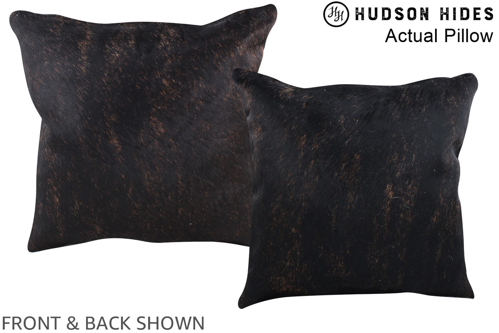 Chocolate Cowhide Pillow #A14022