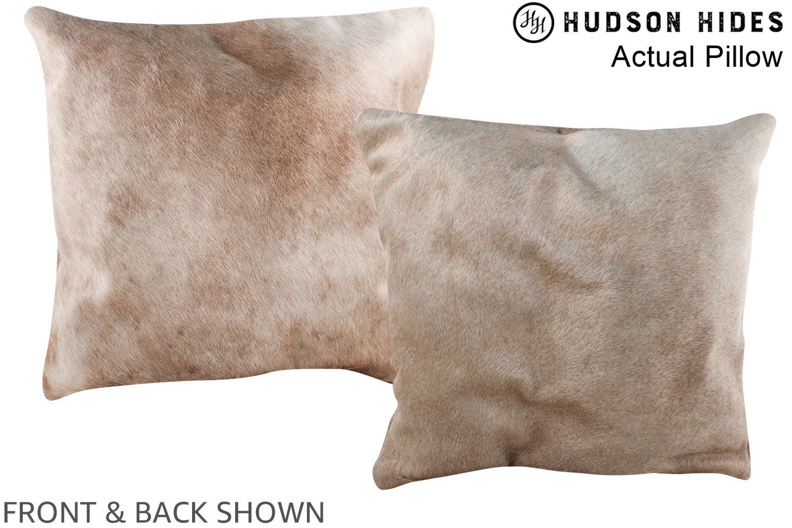 Taupe Cowhide Pillow #A14084