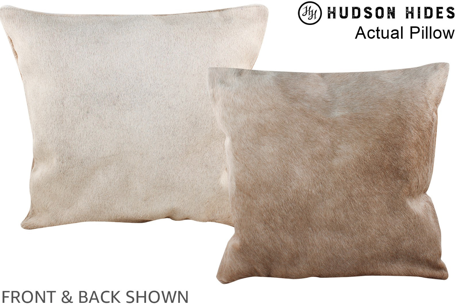 Taupe Cowhide Pillow #A14089