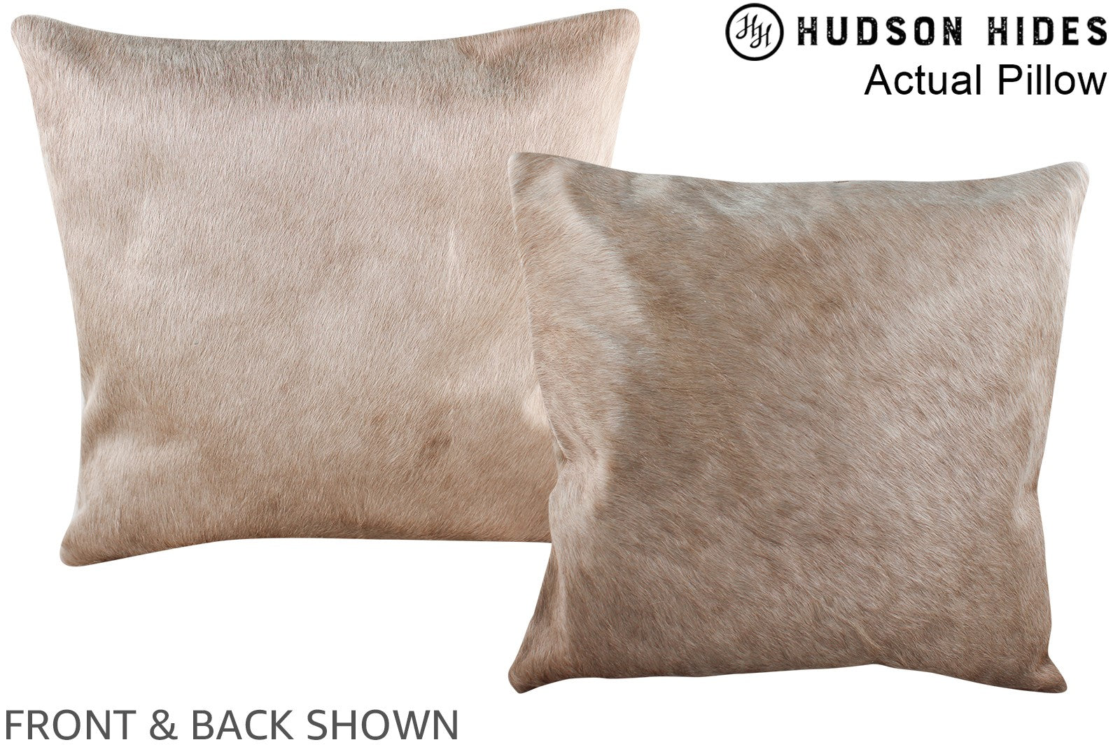 Taupe Cowhide Pillow #A14090