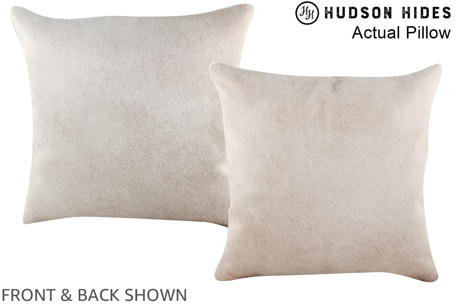 Champagne Cowhide Pillow #A14093