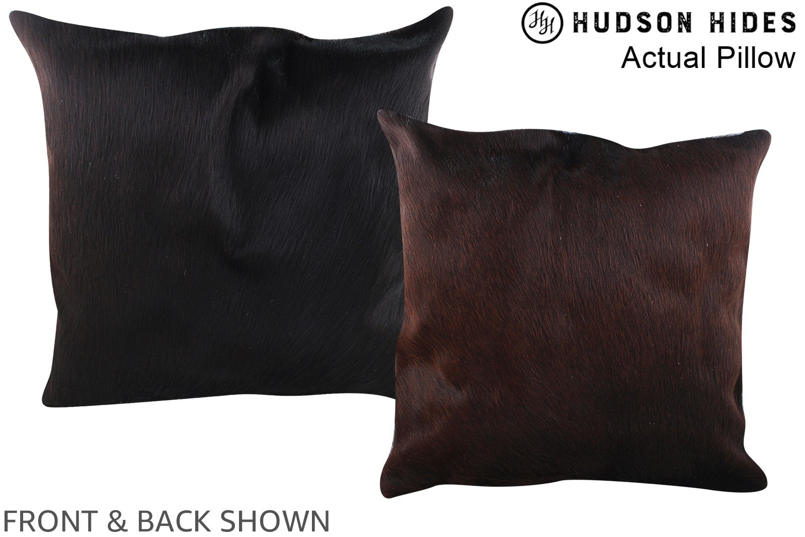 Chocolate Cowhide Pillow #A14164