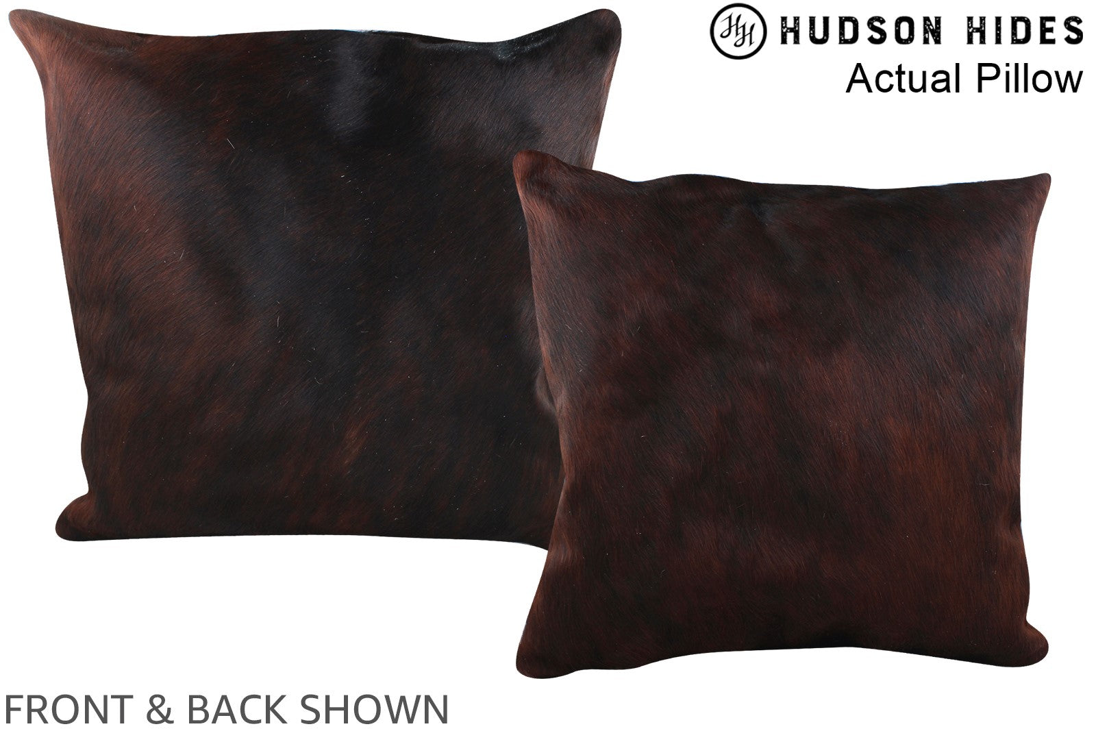 Chocolate Cowhide Pillow #A14166