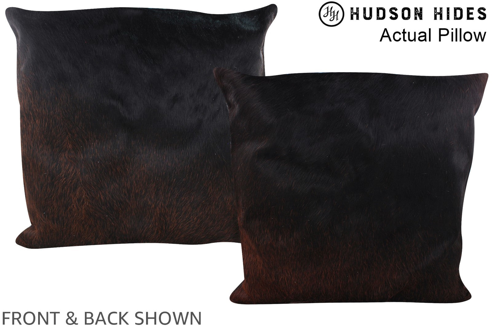 Chocolate Cowhide Pillow #A14186