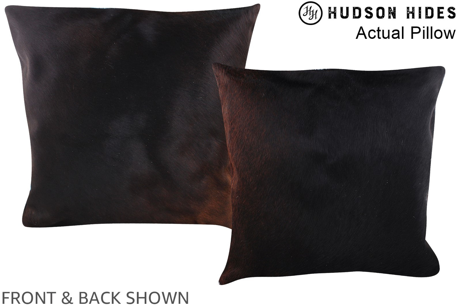 Chocolate Cowhide Pillow #A14188