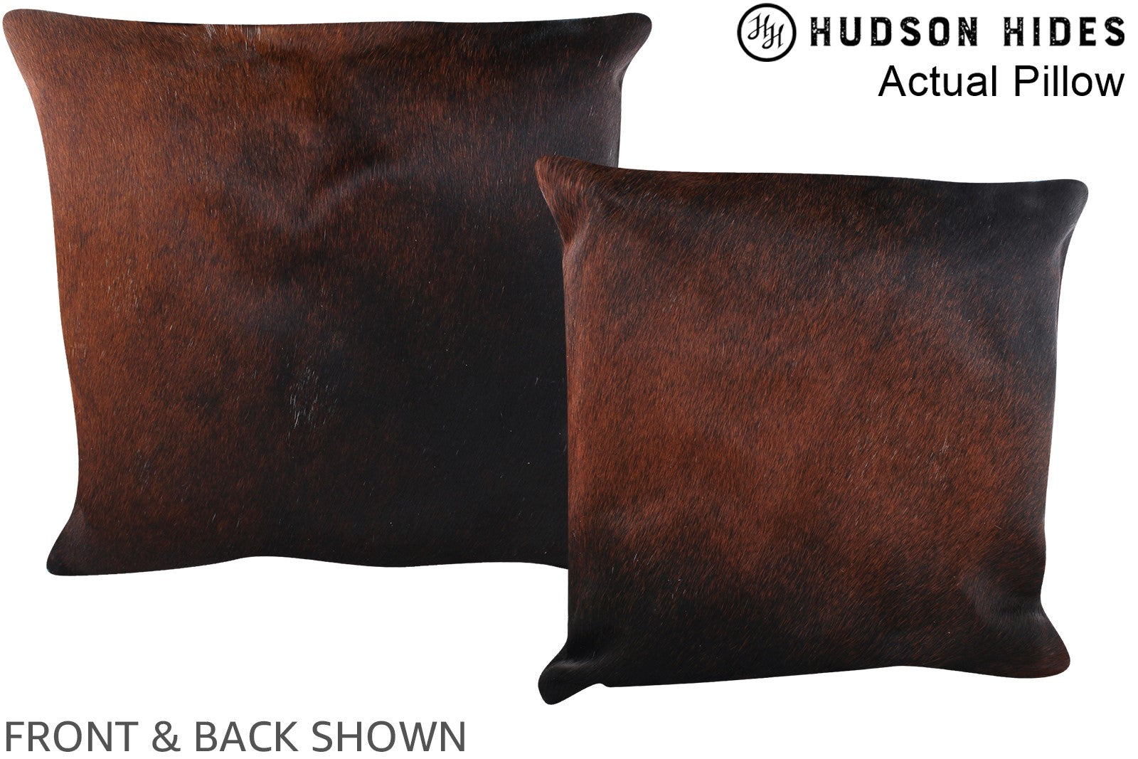 Chocolate Cowhide Pillow #A14193