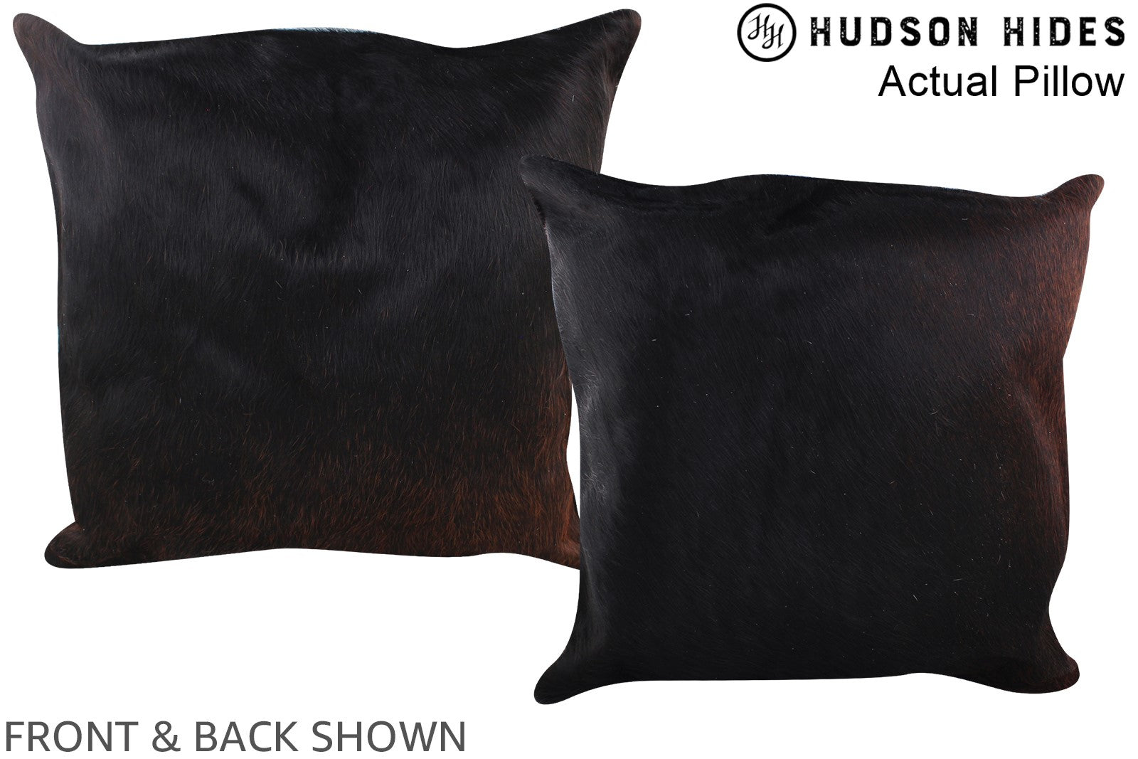 Chocolate Cowhide Pillow #A14195