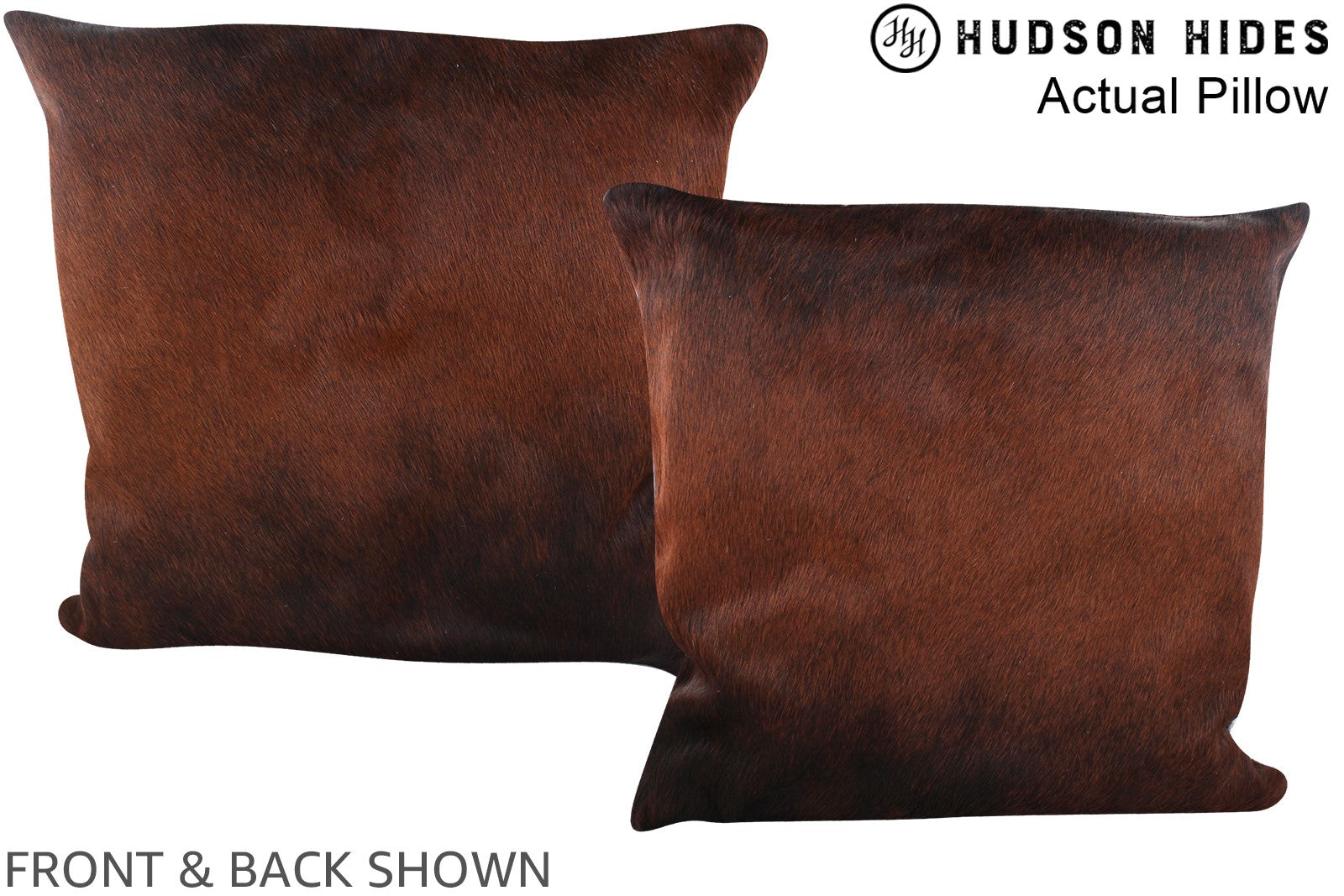 Chocolate Cowhide Pillow #A14202