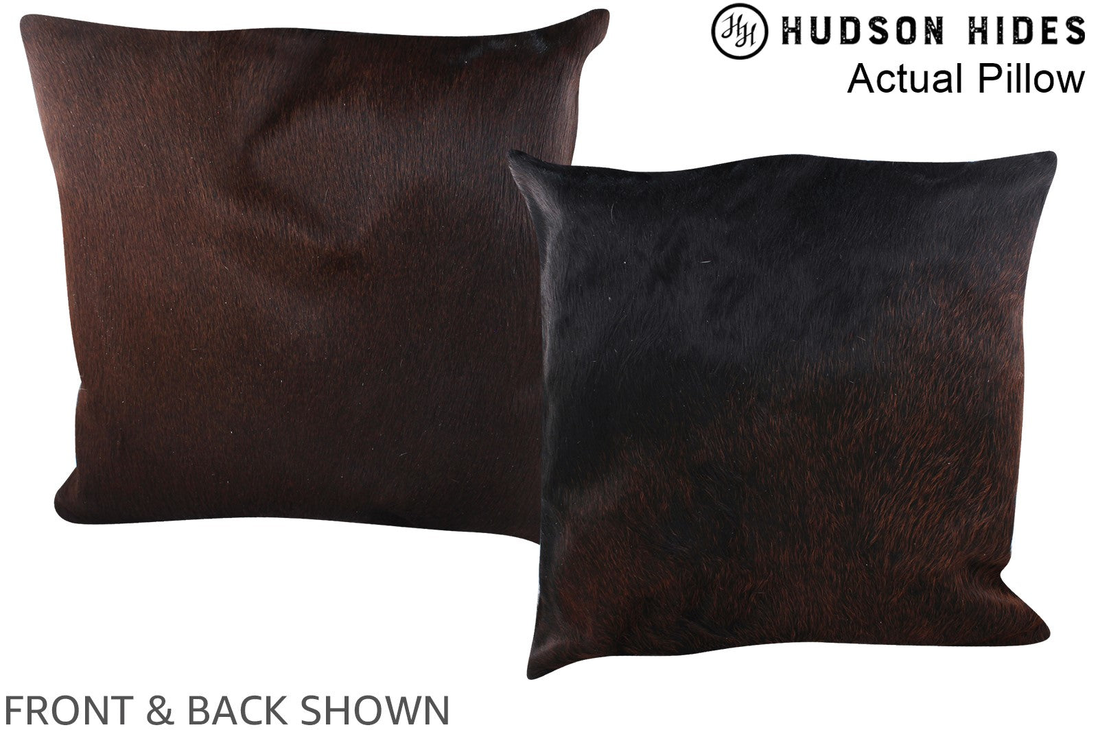 Chocolate Cowhide Pillow #A14216