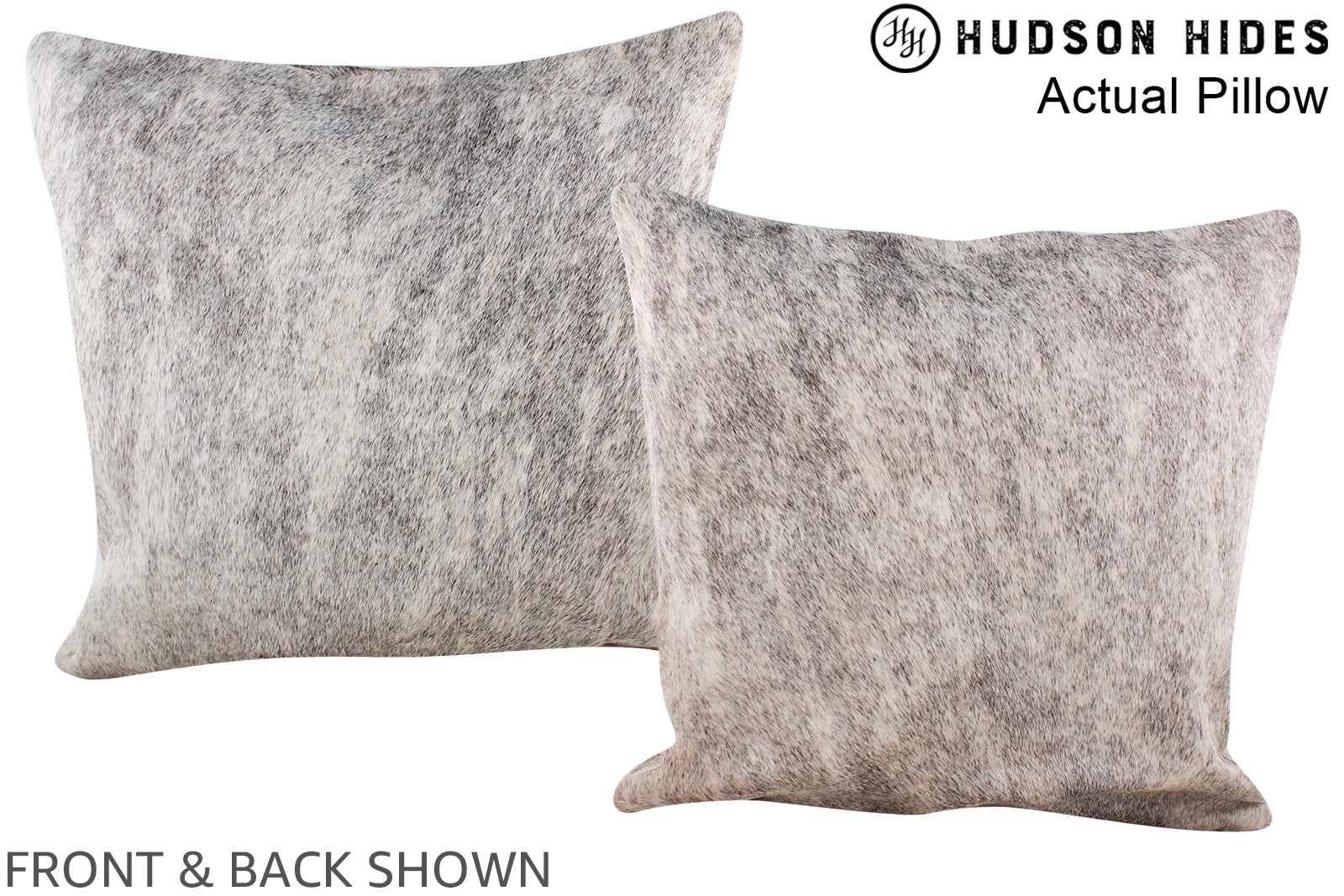 Grey Cowhide Pillow #A14238