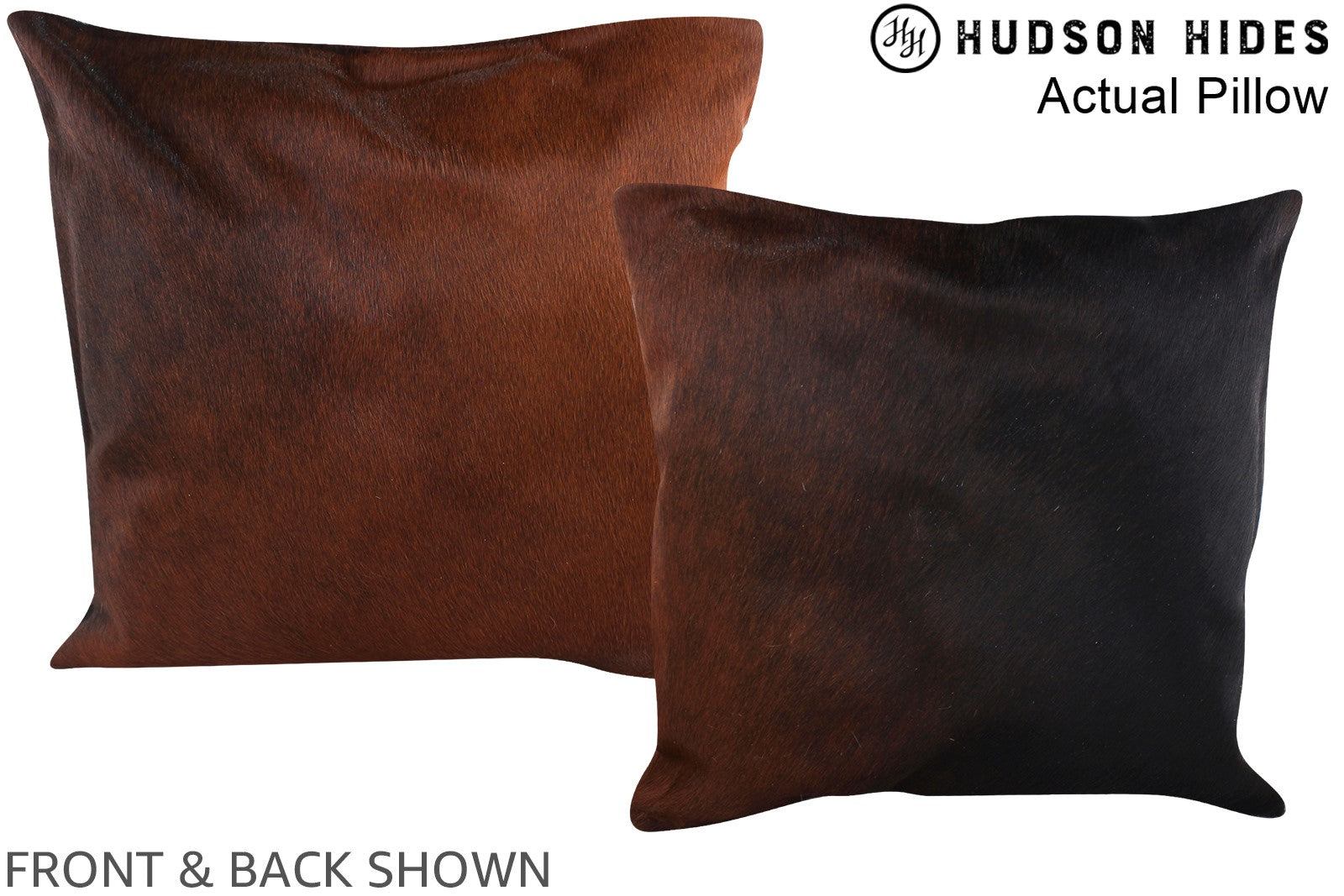 Chocolate Cowhide Pillow #A14272