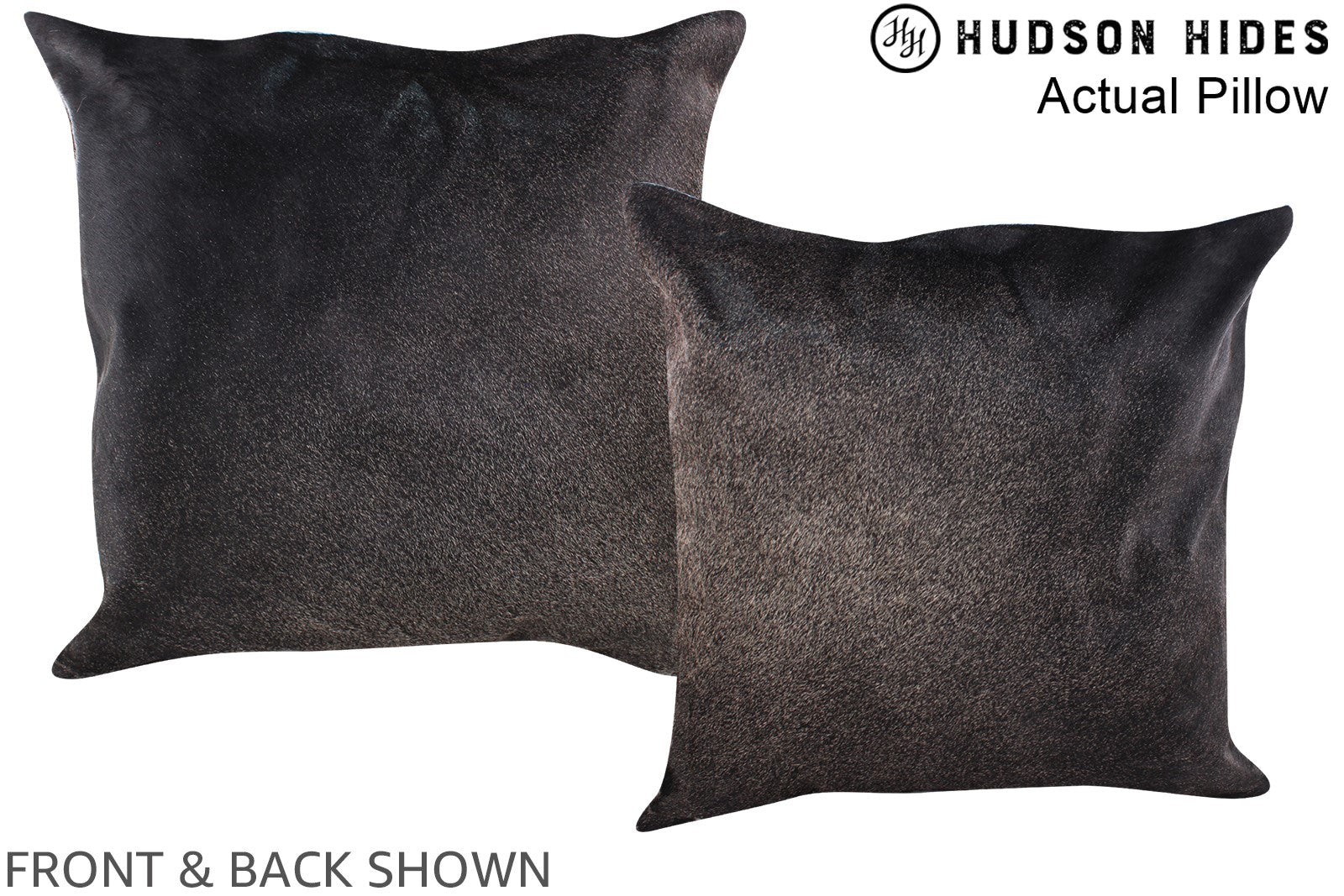 Grey Cowhide Pillow #A14281