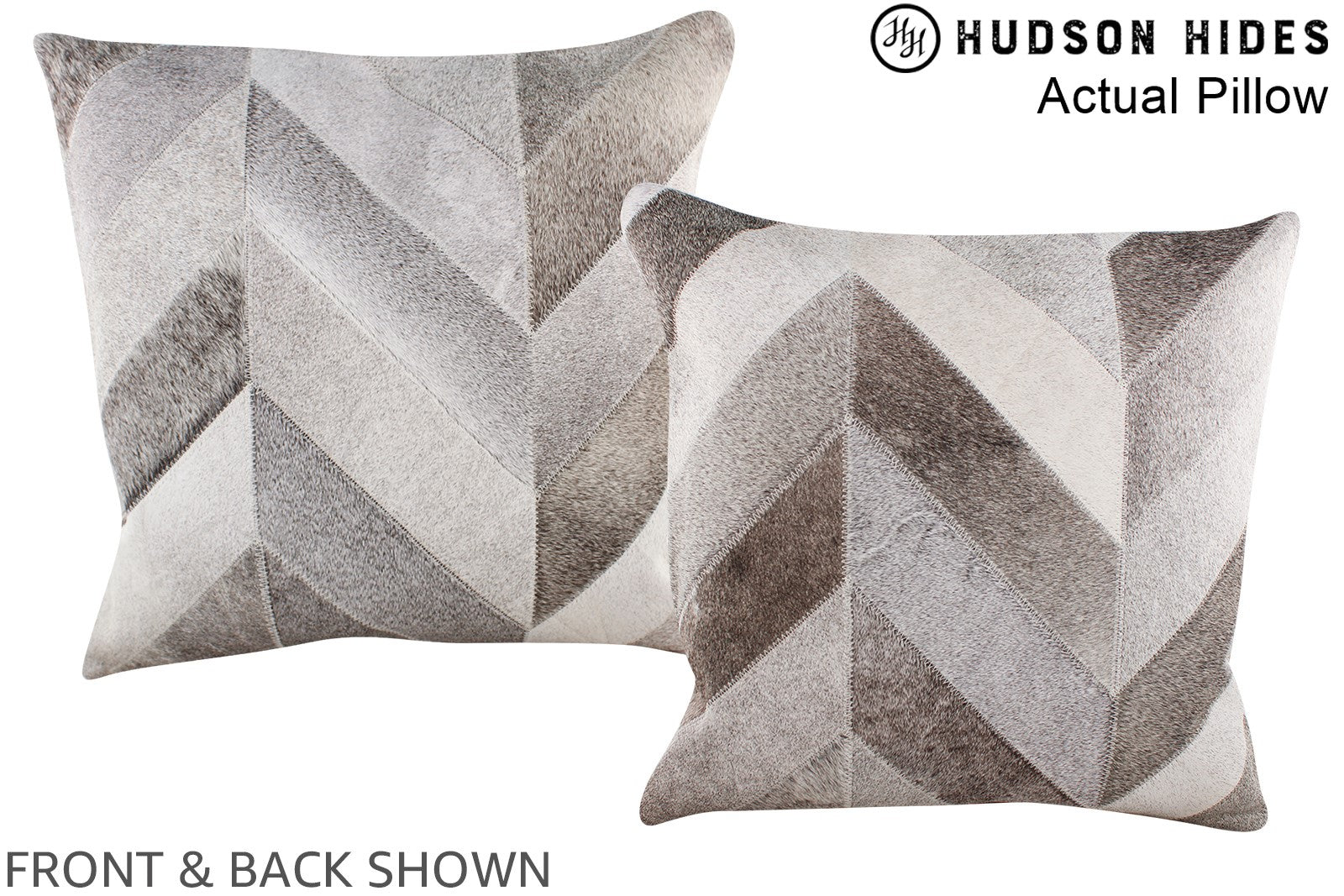 Patchwork Cowhide Pillow #A14300