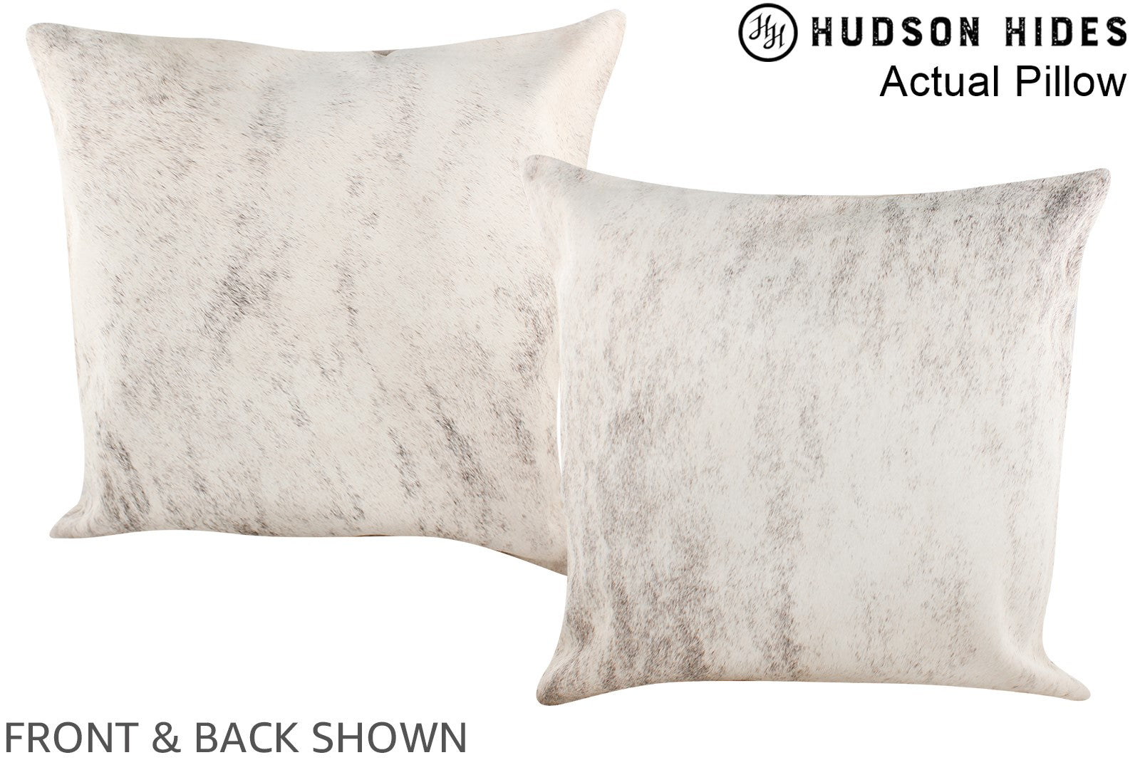 Grey Cowhide Pillow #A14322