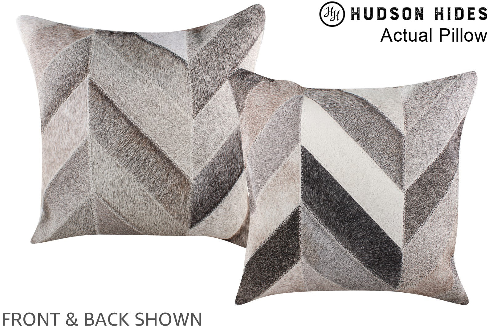 Patchwork Cowhide Pillow #A14329