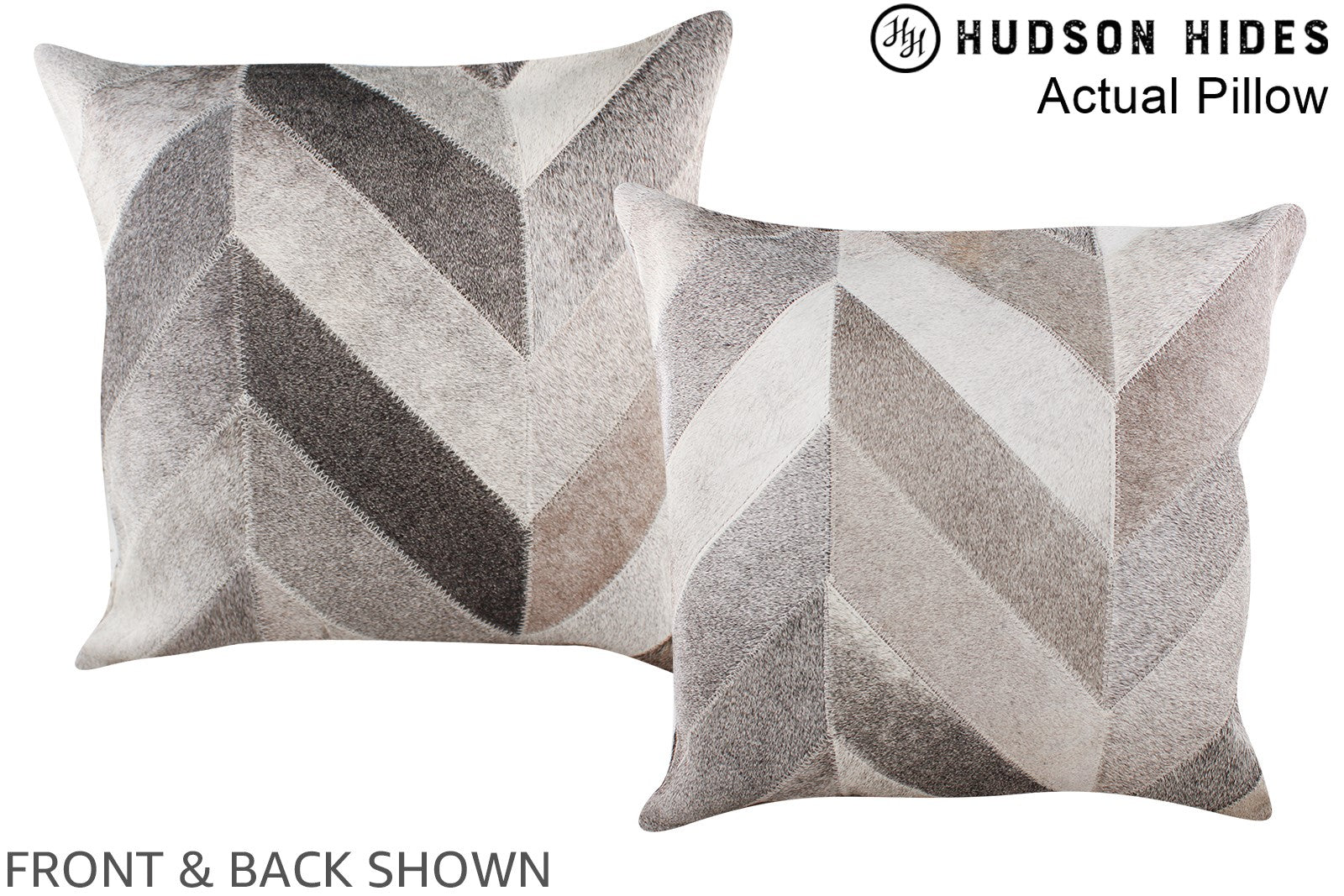 Patchwork Cowhide Pillow #A14332