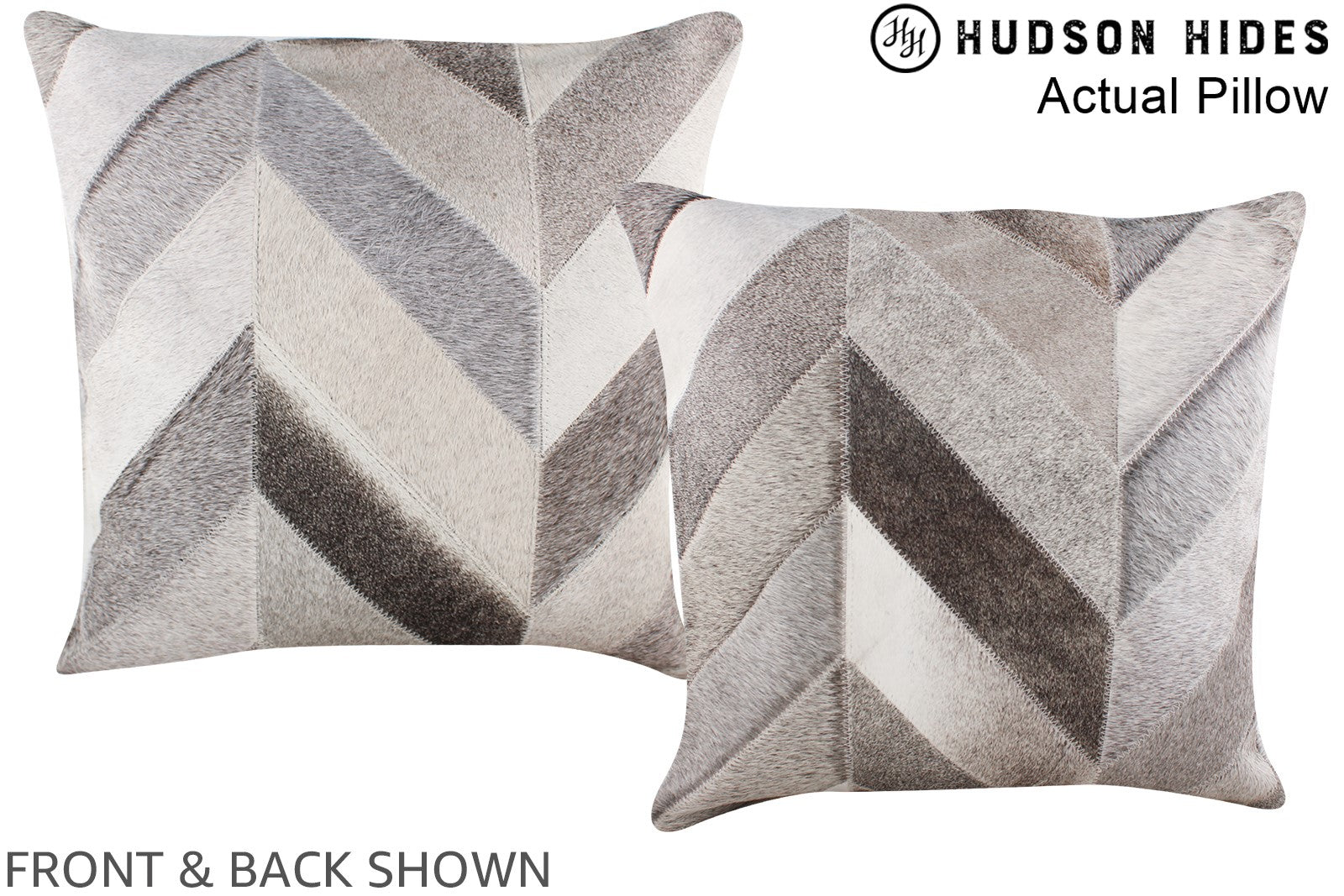 Patchwork Cowhide Pillow #A14333