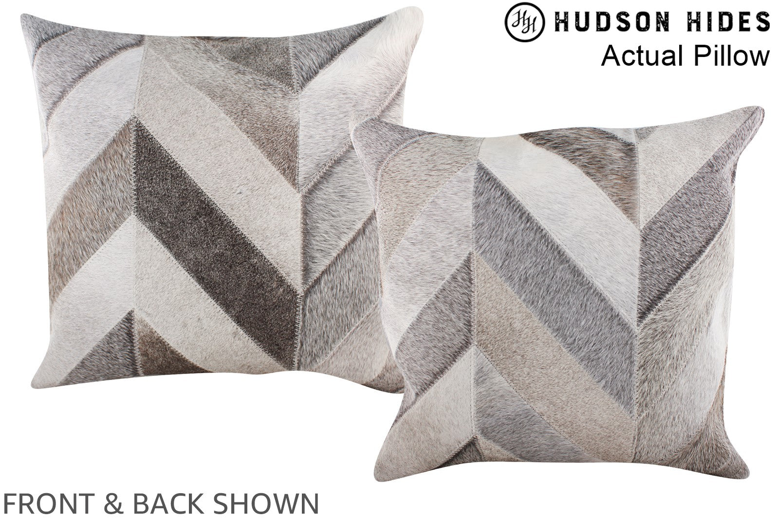 Patchwork Cowhide Pillow #A14335