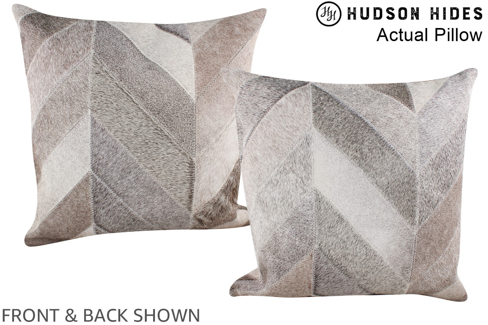 Patchwork Cowhide Pillow #A14345