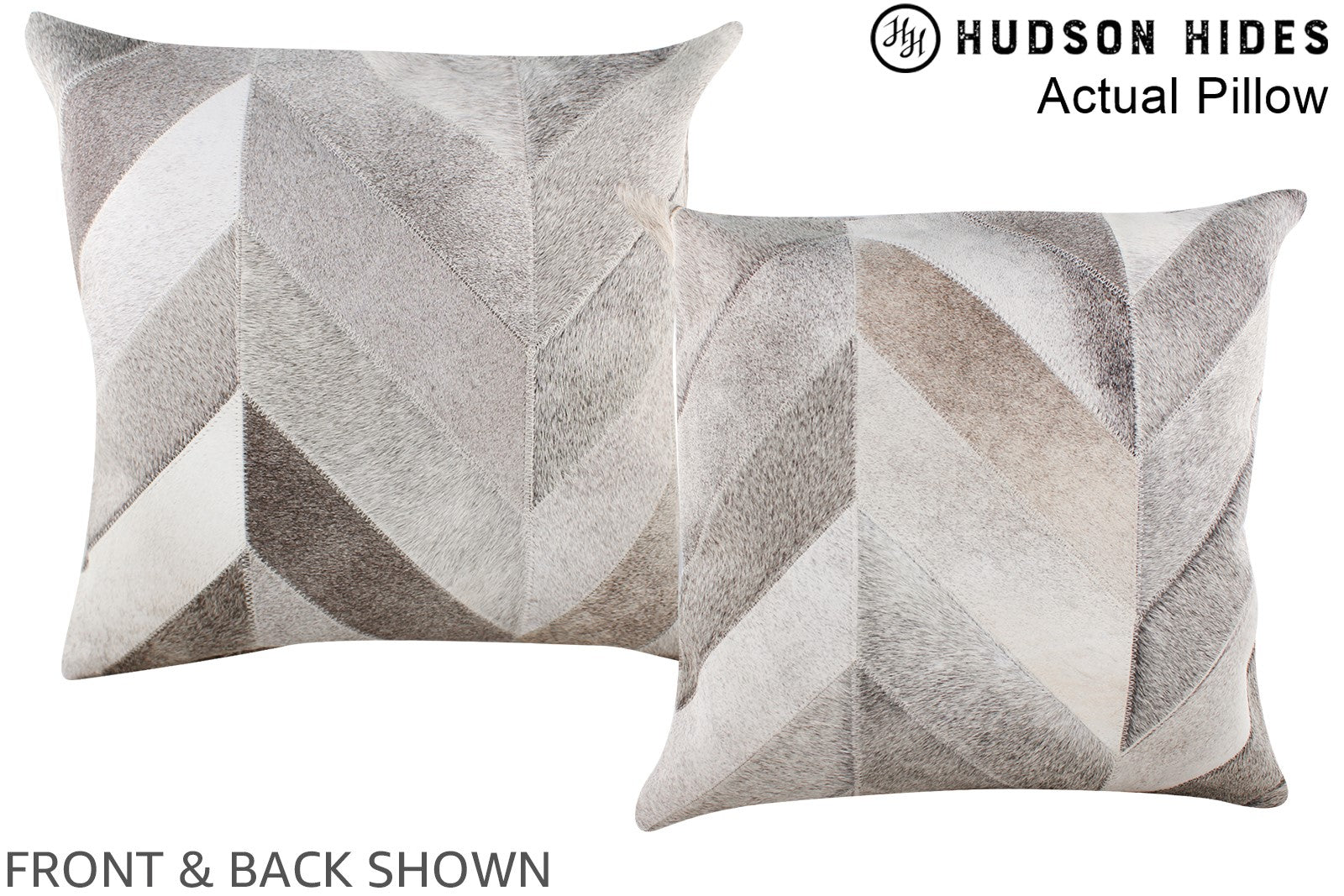 Patchwork Cowhide Pillow #A14347