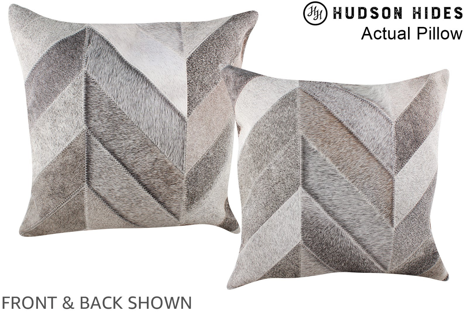 Patchwork Cowhide Pillow #A14350