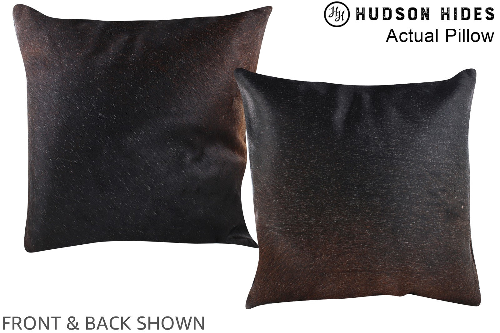 Chocolate Cowhide Pillow #A14353