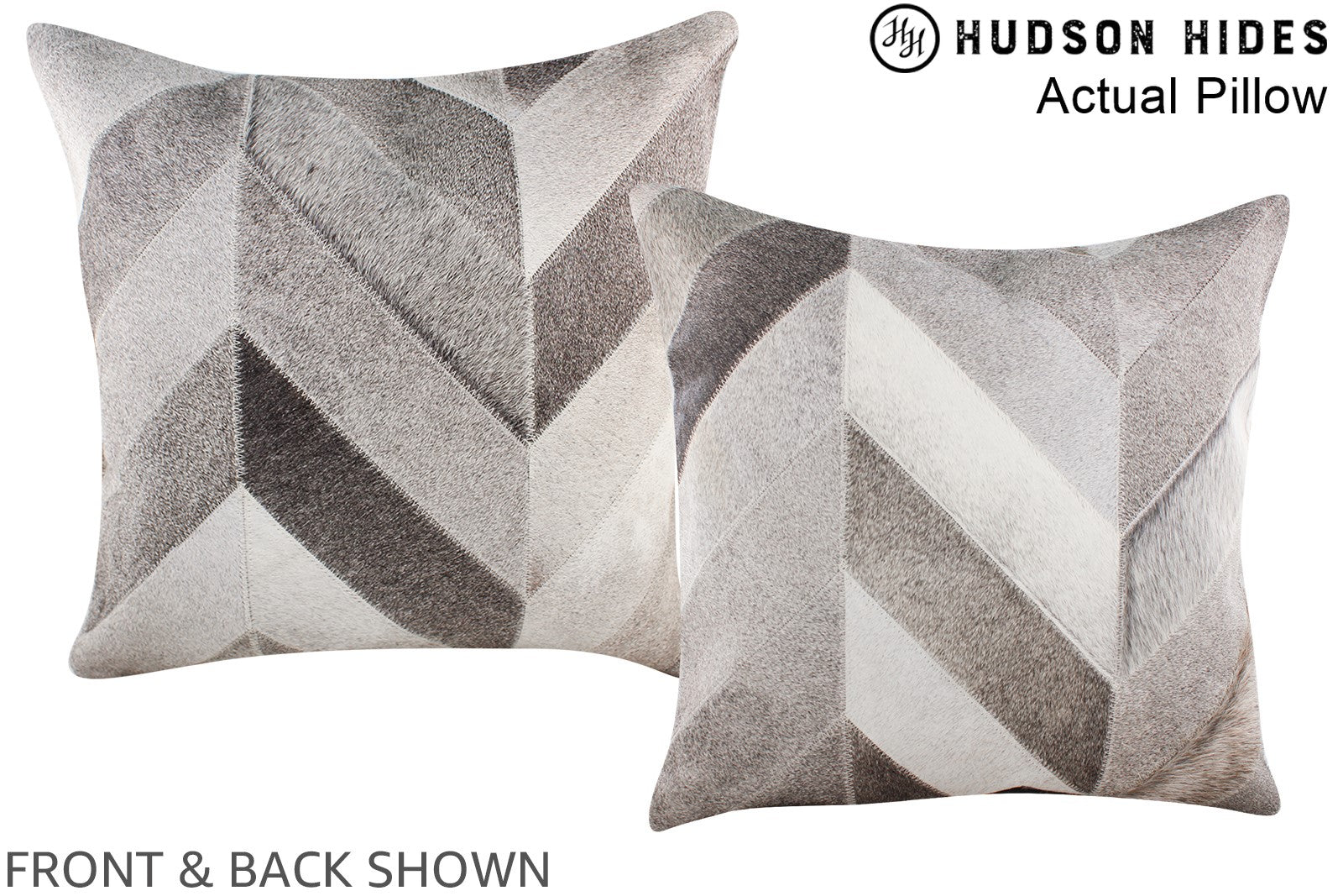 Patchwork Cowhide Pillow #A14354