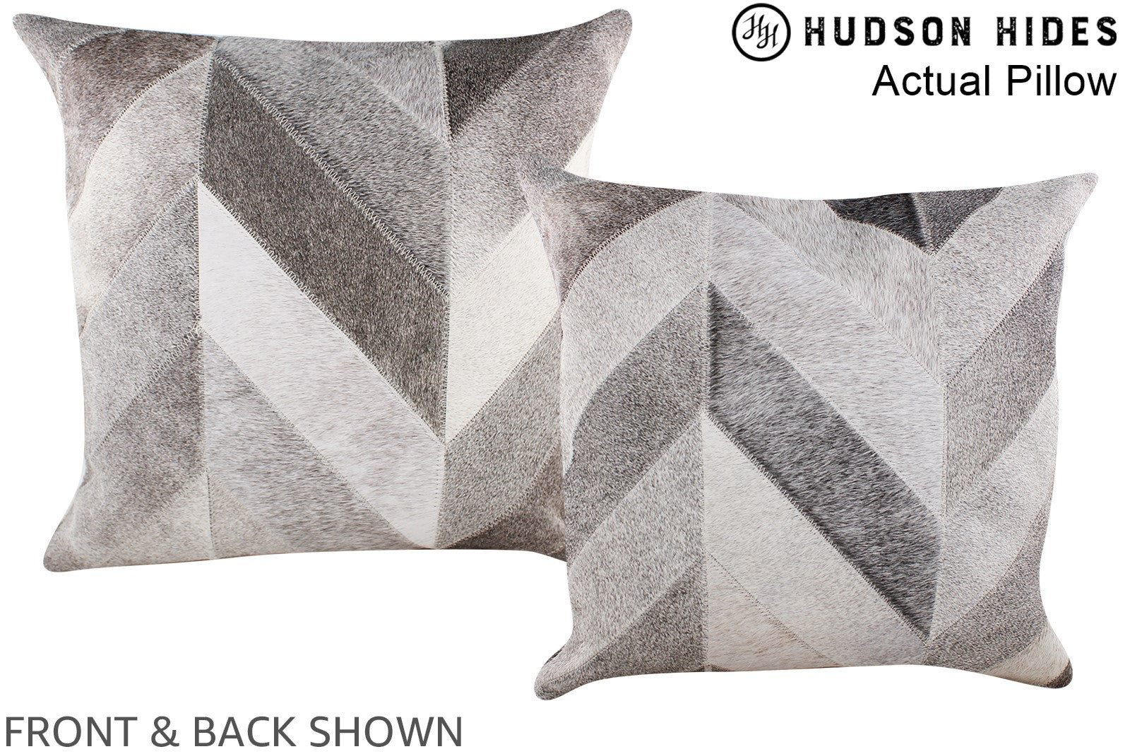 Patchwork Cowhide Pillow #A14356