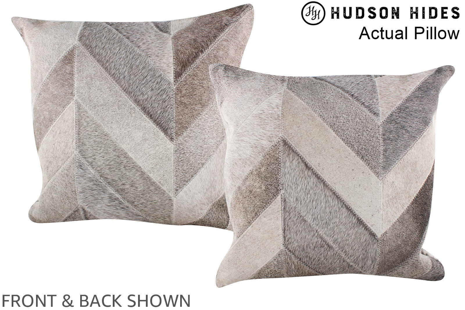 Patchwork Cowhide Pillow #A14358